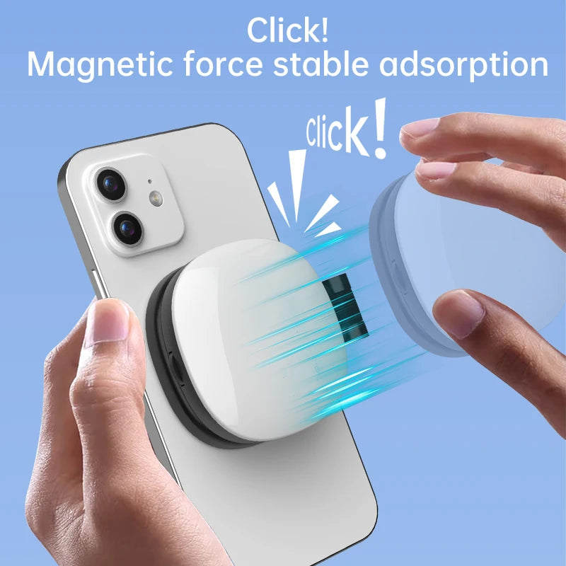 MagGlow Pro: Magnetic Phone Selfie Light & Mirror
